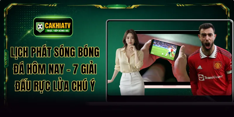 Lịch Phát Sóng Bóng Đá Hôm Nay - 7 Giải Đấu Rực Lửa Chú Ý