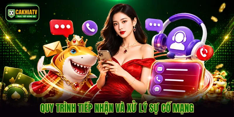 Quy trình tiếp nhận và xử lý sự cố mạng