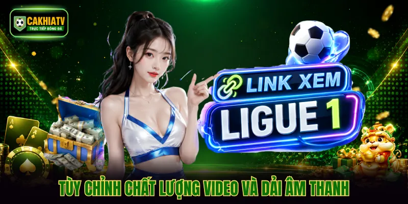 Tùy chỉnh chất lượng video và dải âm thanh