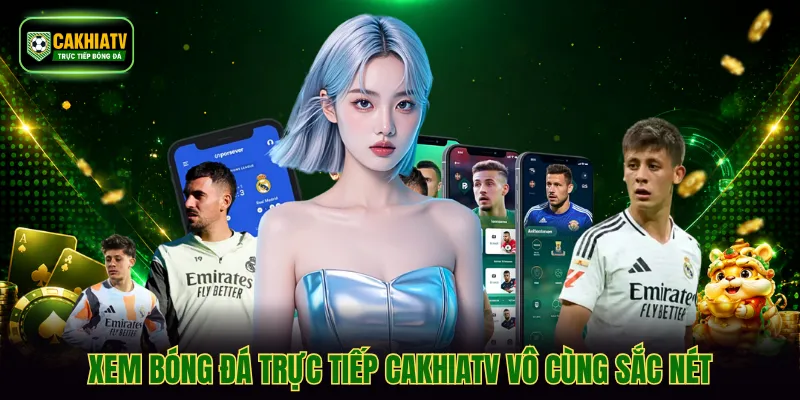 Xem bóng đá trực tiếp CakhiaTV vô cùng sắc nét